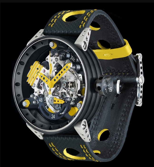 Luxury BRM R50 R50-VT-TJ Black PVD titanium yellow Replica Watch Luxury BRM R50 R50-VT-TJ Black PVD titanium yellow Replica Watch